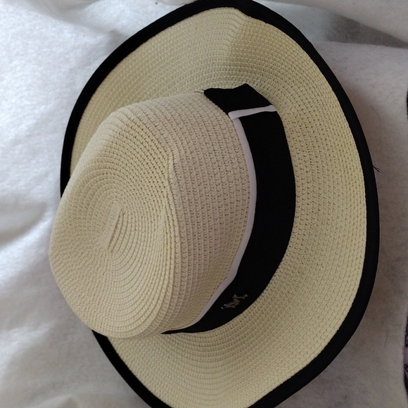 Strawhat Beige & Brown Adjustable Great for gardening Men or Women - Picture 4 of 4